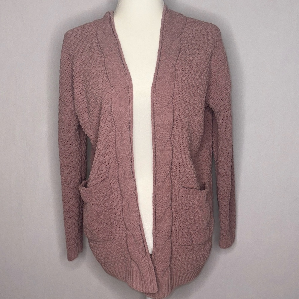 Mauve Cardigan Sweaters